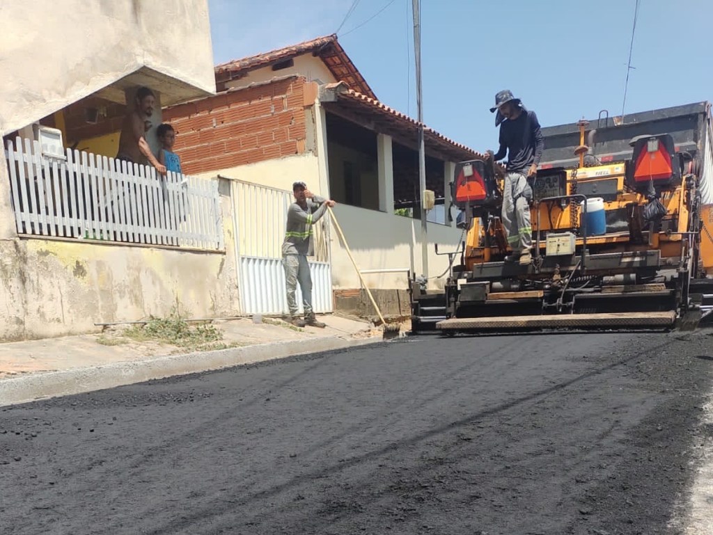 Distrito de Boa Ventura Asfalto na&nbsp;Rua