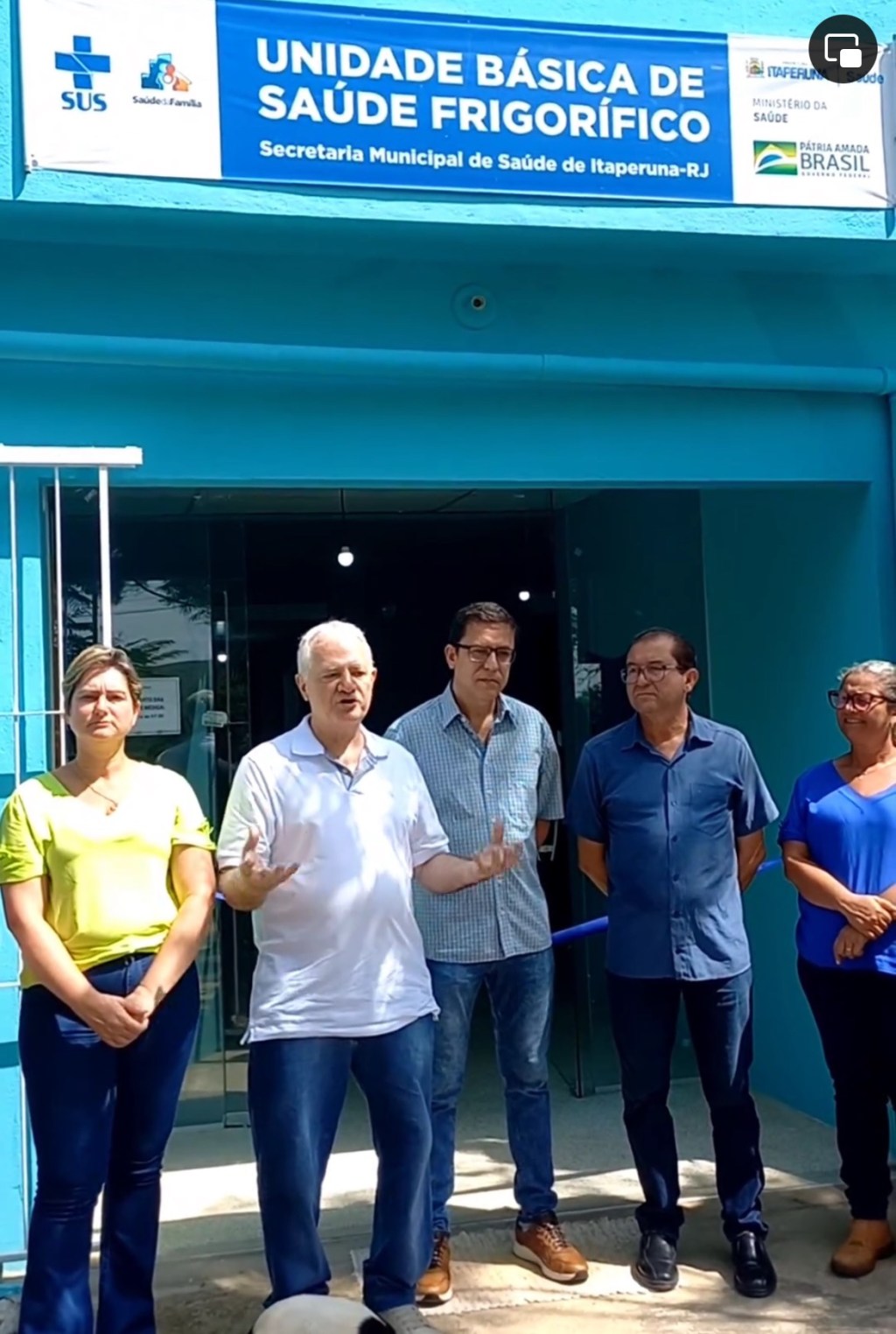 Prefeito Alfredão Inaugura UBS do Bairro Frigorifico(veja vídeo)