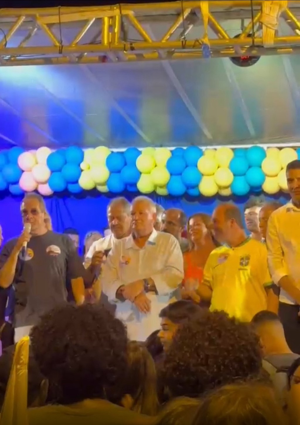 Discurso de Ângelo Lorenzini no Bairro&nbsp;Lions