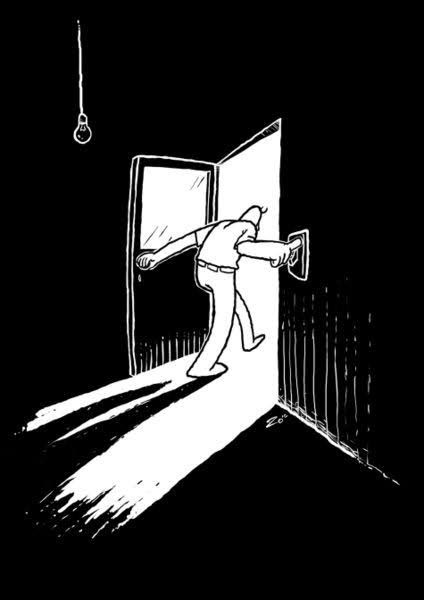 O último a sair apaga a&nbsp;luz